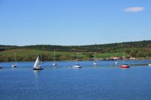 Yachts on Gare Loch at Helensburgh