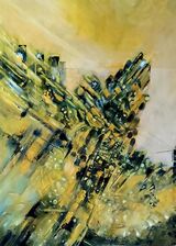 Braceing Coast - Acrylic on canvas