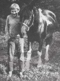 This is me 12 years old with my favourite  Thomas's Stables pony Sarge