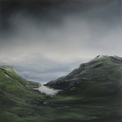 Above the lake