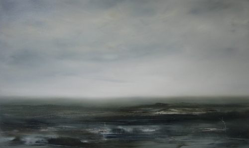 Marshland, dark grey-green