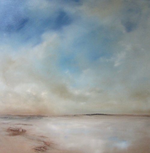 Low tide, shining sands