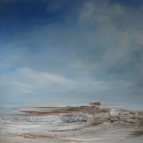 sun on shingle