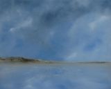 Suspended in blue
