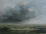 under cloud, soft grey-green