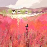 A Blackbird’s View. SOLD A Blackbirds view.