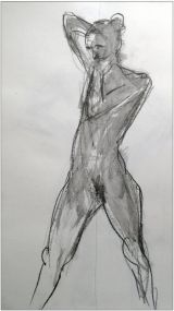 'Andrea' - graphite & wash