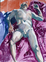 'Clive - 30' - Gouache