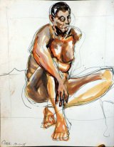 'Clive 05' - Gouache