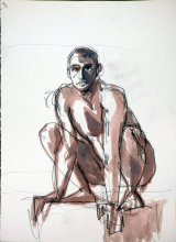 'Dominic 28' - Gouache