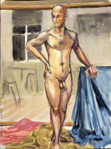 'Dominic - 31' - Gouache