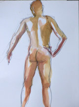 'Dominic2-07' - Gouache