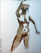 'Esther 1' - Pencil & wash