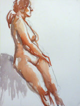 'Faith - 06' - gouache