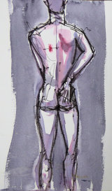 'Ferndando 03' - Felt tip & watercolour