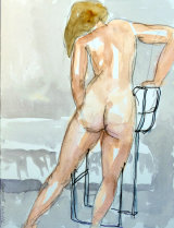 'Francoise-05' Watercolour