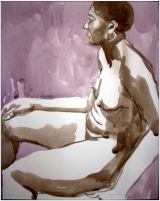 'Jacqui' - watercolour