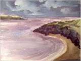 'near St Davids' - gouache