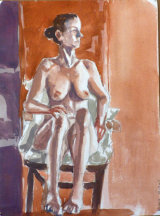 'Hilary 11' - Gouache