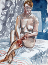 'Rebecca - 02' - Watercolour