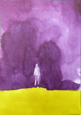 'Selfie 04' - Watercolour