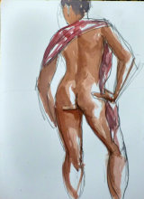 'Sisetta -20' - Gouache