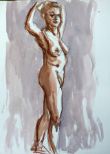 'Sisetta - 21' - Gouache