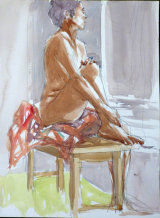 'Sisetta - 22' - Gouache