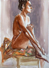 'Sisetta - 23' - Gouache