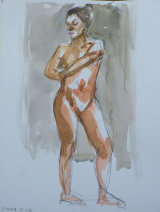 'Sisetta-25' - Gouache