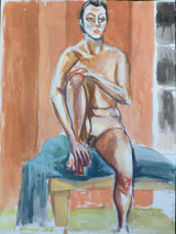 'Sisetta-29' - Gouache