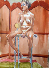 'Sisetta-35' - Gouache 7 pencil