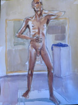 'Steve 17' - Gouache