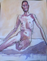 'Steve 20' - Gouache