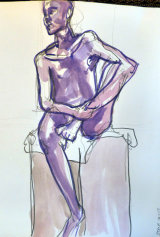 'Steve 22' - Gouache