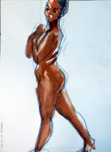 'Vanessa 16' - Gouache