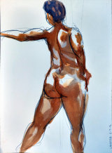 'Vanessa 17' - Gouache