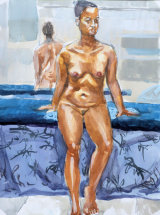 'Vanessa - 24' - Gouache