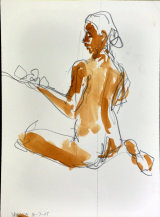 'Vanessa 06' - Gouache & graphite