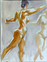 'Vanessa 11' - Gouache & graphite