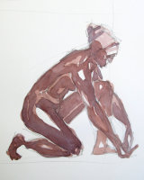 'Nymph 1' - watercolour