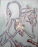 'Gone' - acrylic & oil 51 x 41 cm