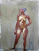 'Study 02' - Gouache on paper