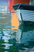 Boat and reflections