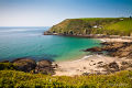 Talland Bay and boat