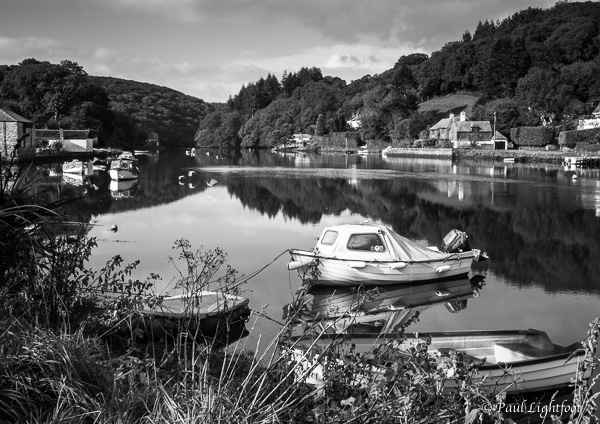 High tide reflections, Lerryn