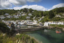 Fishing boat leaving Polperro