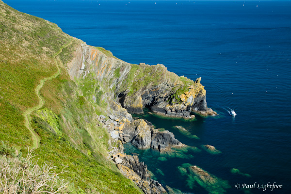 Boat at Nealand Point, Polperro