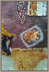 "Feather" wall hanging detail