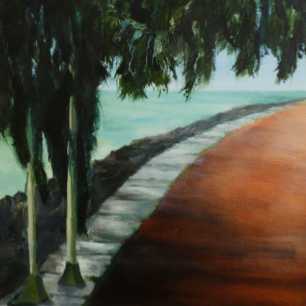 Along the Shore (42cm x 52cm)